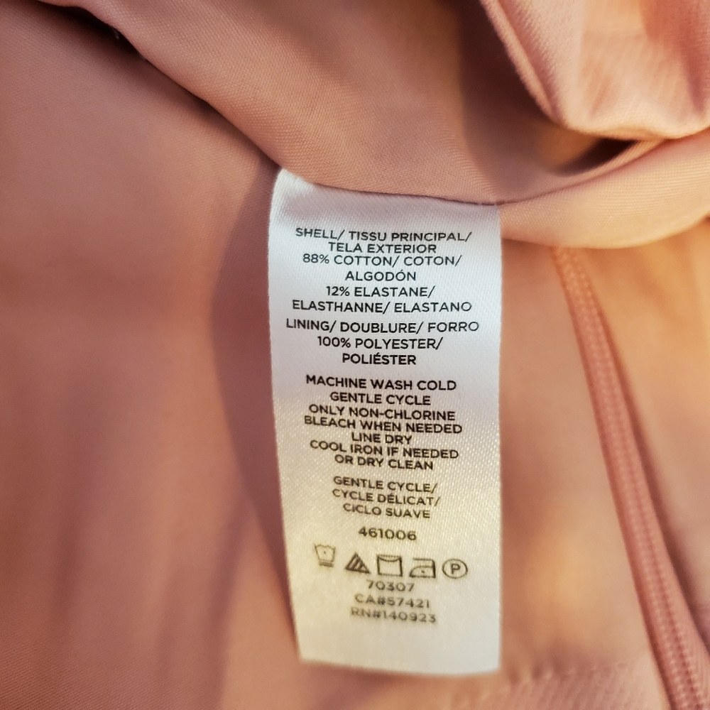 Loft Pink Zipper Detail Skirt - Picture 4 of 4